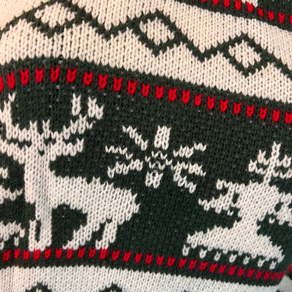 AND THE WHY Reindeer print holiday plus size sweater combo sz 1X/2X and 2X/3X - Picture 11 of 11